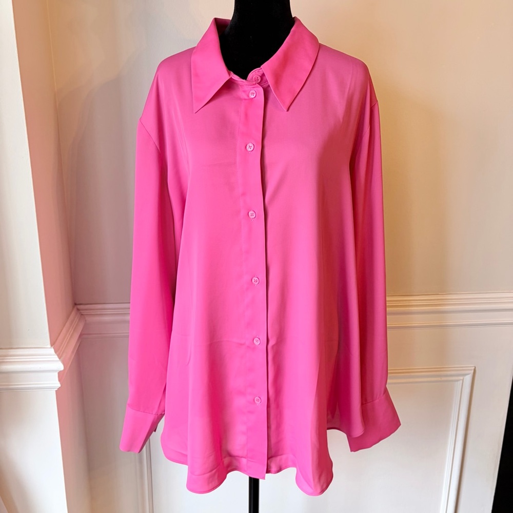 H&M Pink Button Down Shirt